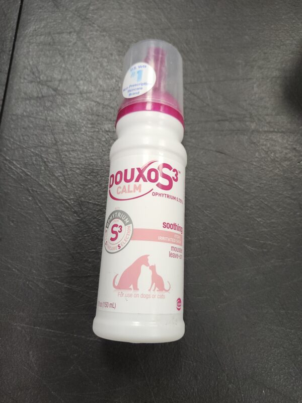 Douxo S3 Calm Mousse 5.1 oz (150 mL) - For Dogs and Cats with Allergic, Itchy Skin | EZ Auction