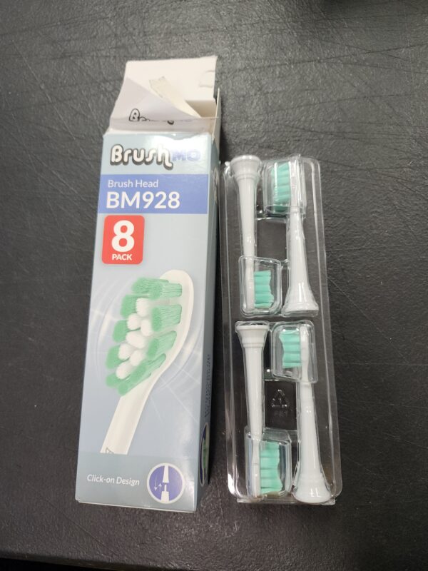 Brushmo Replacement Toothbrush Heads Compatible with Philips Sonicare Electric Toothbrush, White, 8 Pack | EZ Auction