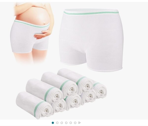 CARER Healthcare Incontinence Pregnancy Mesh Underwear Postpartum Seamless Mesh Panties Postpartum Reusable | EZ Auction