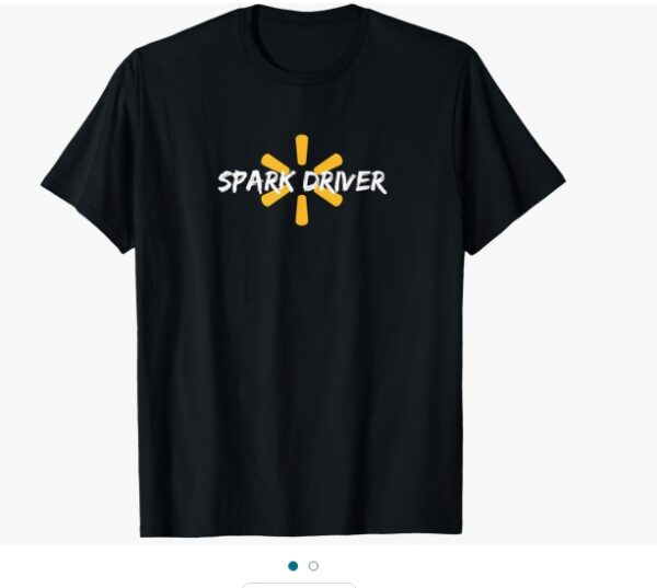 SIZE 2XL*Spark Delivery Driver Gear, Food Delivery Courier T-Shirt | EZ Auction