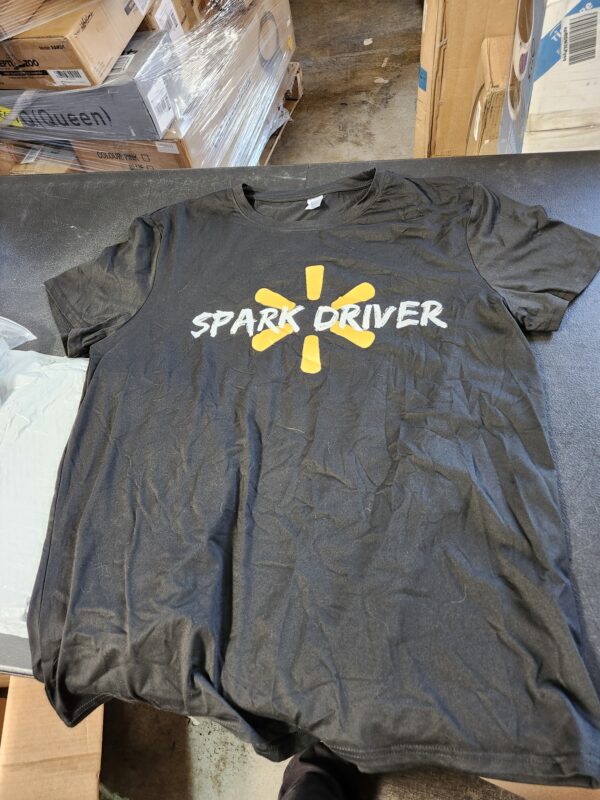 SIZE 2XL*Spark Delivery Driver Gear, Food Delivery Courier T-Shirt | EZ Auction