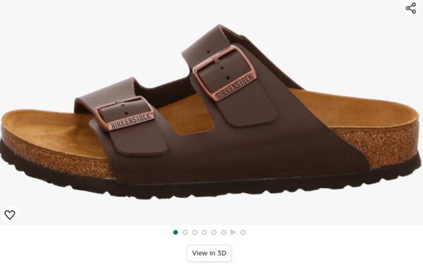 SIZE 11* Birkenstock Men's Amalfi Leather Soft Footbed Arizona Sandals | EZ Auction