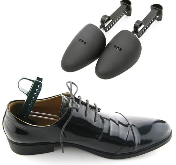 4 Pairs Practical Adjustable Length Men Shoe Tree Shoe Stretcher Boot Holder Shaper Support (Black Color) | EZ Auction