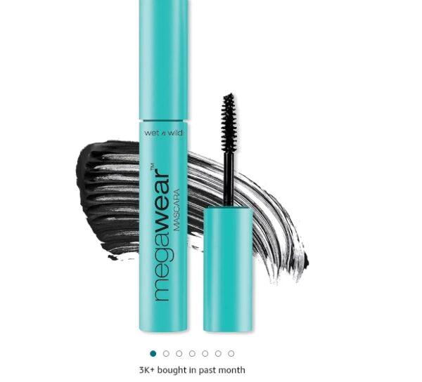 wet n wild Enhance and Define Megawear Mascara, Gentle Gel Volumizing Formula that Promotes Full & Healthy Lashes, Enriched with Soy Protein & Panthenol, Cruelty-Free & Vegan - Black | EZ Auction