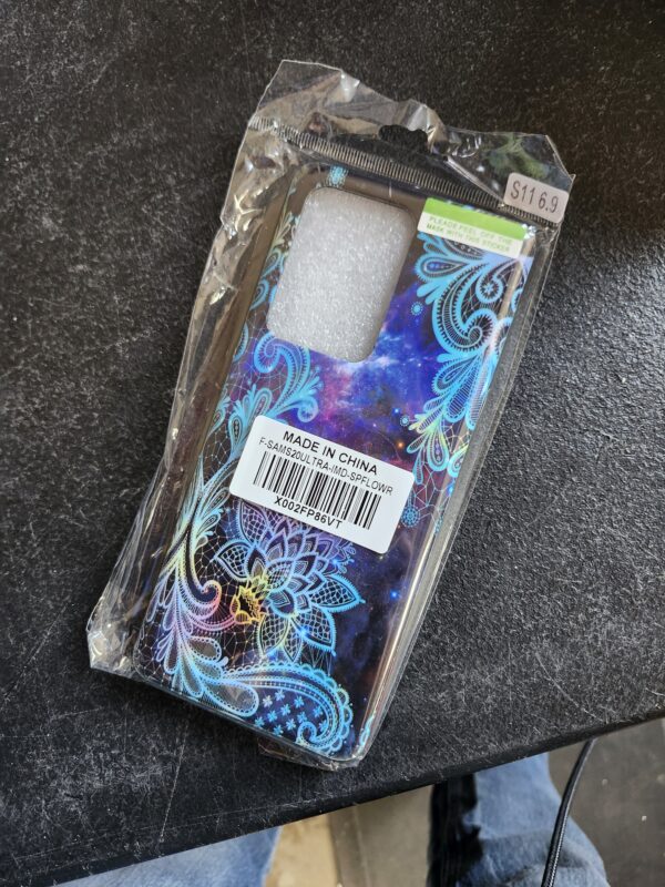 Galaxy S20 Ultra Turquoise Paisley Boho Chic Case | EZ Auction