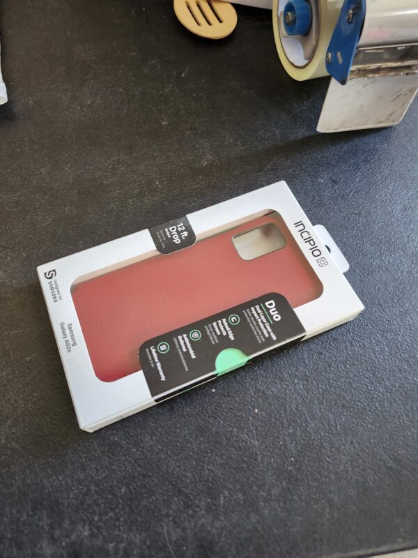 Incipio Duo Series Case for Samsung Galaxy A02s - Salsa Red/Black | EZ Auction