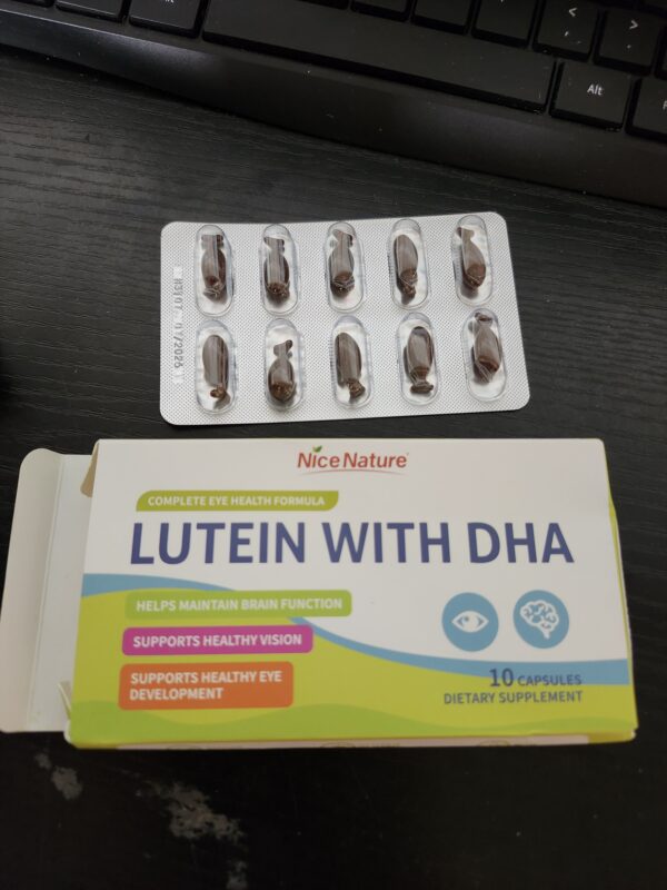 EXPIRE 07/2026* Eye Health Supplement and Vitamins | Lutein, DHA| Support Vision Health, 10 softgels | EZ Auction