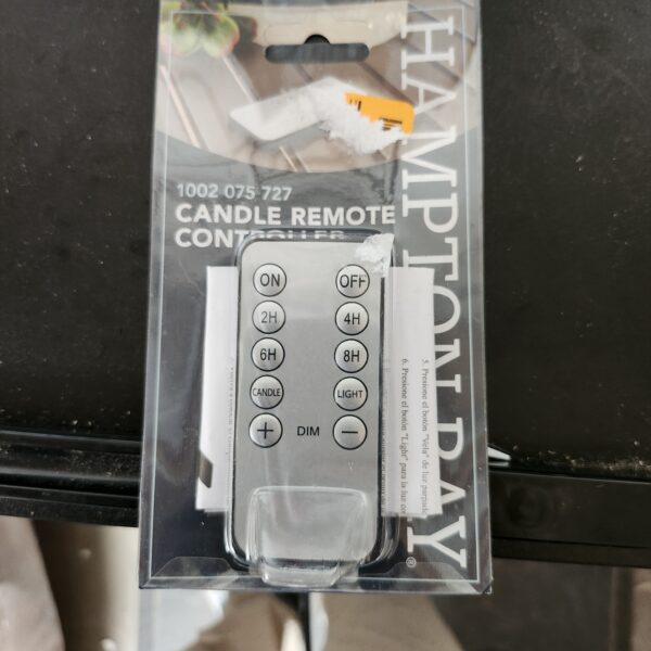 Candles 10 Button Remote With Timer Steady Flicker Lighting | EZ Auction