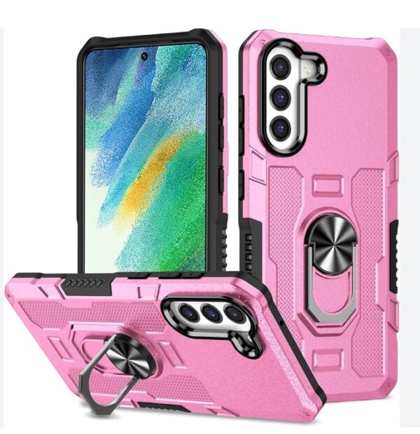 MGSBCXN Armor Case for Samsung Galaxy S21 5G, Military Grade Shockproof Protection Samsung Galaxy S21 Case, Heavy Duty Protection Slim Fit Samsung S21 Case with Ring Kickstand Holder, Pink | EZ Auction