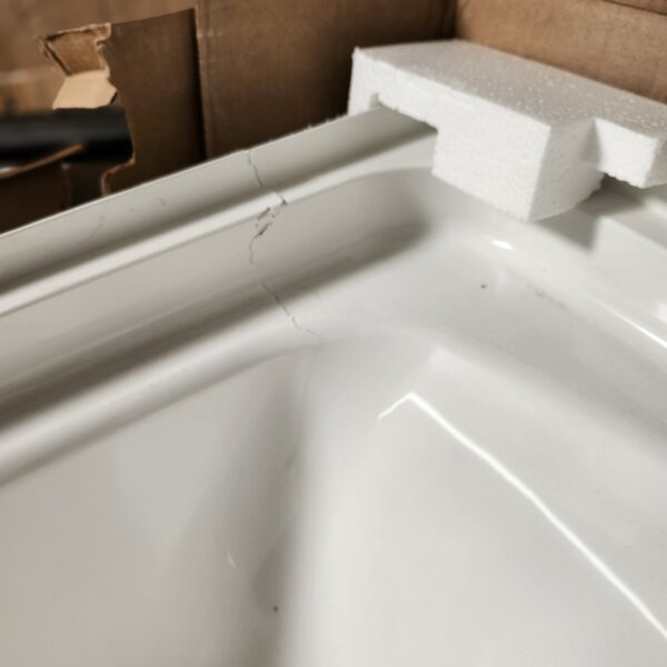 STERLING 60 in. x 30 in. Soaking Bathtub with Left Drain in White | EZ Auction