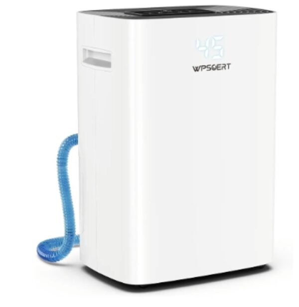 5500 Sq. Ft Dehumidifier for Basement, Wpsoert 80 Pints Dehumidifiers for Home Large Room, Intelligent Humidity Control, 6 L Water Tank with Drain Hose, Auto Defrost, 24 H Timer, Child Lock | EZ Auction