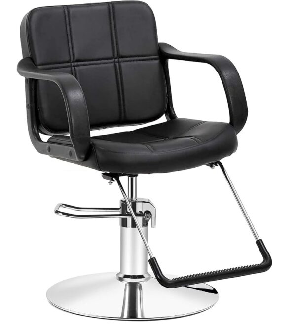 *READ THE DESCRIPTION* Hydraulic Barber Chair Salon Chair for Hair Stylist Tattoo Chair Shampoo Salon Equipment | EZ Auction