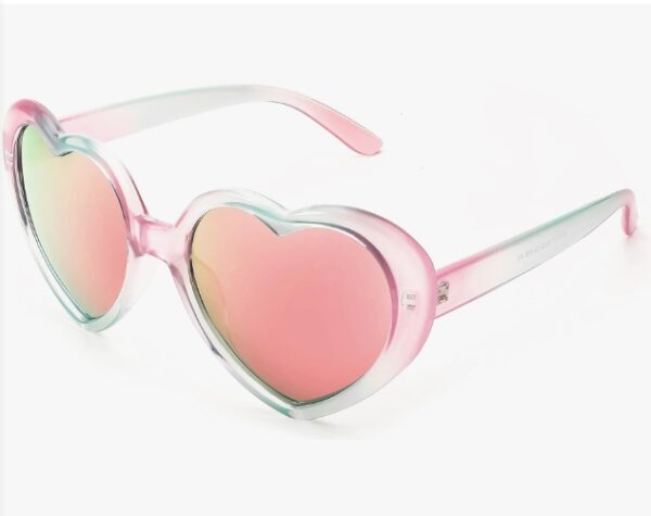 FEISEDY Polarized Heart Shaped Sunglasses Oversized Vintage Fashion Love Eyeglasses for Women UV400 B2337 | EZ Auction