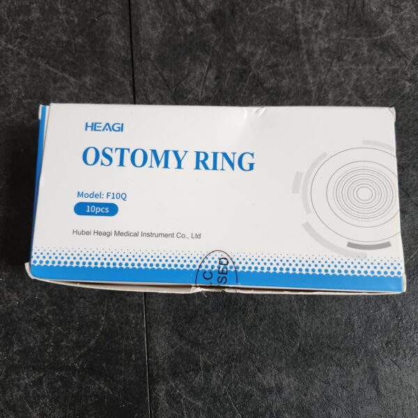 10 PCS Ostomy Barrier Rings, Ostomy Supplies, 2 mm Thickness Moldable Ostomy Rings Medical Grade Hydrocolloid Adhesive Barrier Rings Better Seal for Ostomy Bags (Box of 10) | EZ Auction