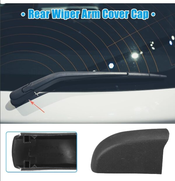 ACROPIX Rear Windshield Wiper Arm Nut Cover Cap Fit for Toyota CH-R - Pack of 1 Black | EZ Auction