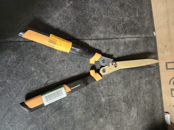 Fiskars Titanium Coated Blades, 23 in. PowerGear 2 Hedge Shears | EZ Auction