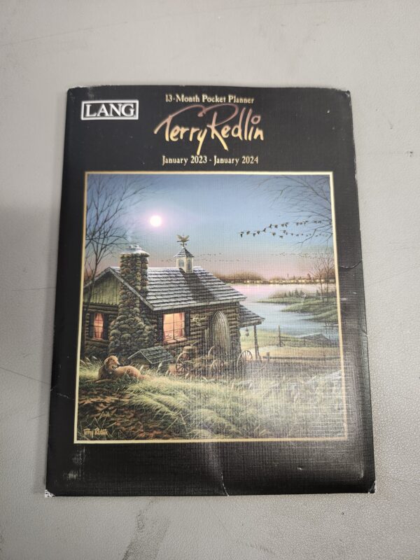 ***2023-2024***LANG Terry Redlin Monthly Pocket Planner (25991003183) | EZ Auction