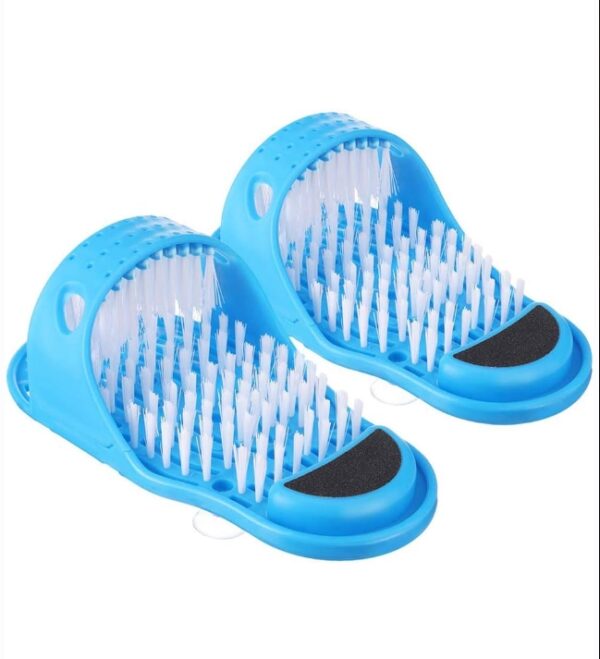 2 Pack* Foot Scrubber Massager Scrub Feet Cleaner Washer Brush for Shower Spa Massage Floor Slipper for Exfoliating Cleaning Foot - Copy | EZ Auction