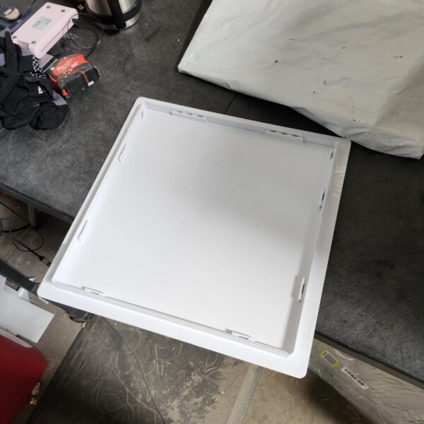 Oatey 34056 14-in. Flush-or Surface-Mounted Wall Access Panel, White, 14"x 14" | EZ Auction