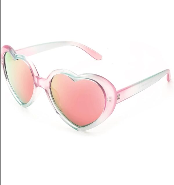 FEISEDY Polarized Heart Shaped Sunglasses Oversized Vintage Fashion Love Eyeglasses for Women UV400 B2337 | EZ Auction