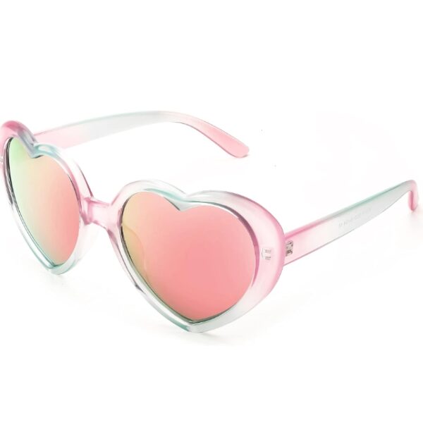 FEISEDY Polarized Heart Shaped Sunglasses Oversized Vintage Fashion Love Eyeglasses for Women UV400 B2337 | EZ Auction