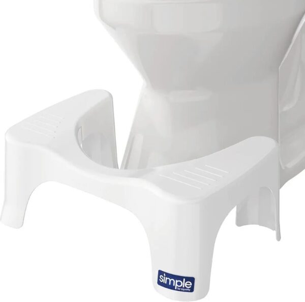 *** USED *** Squatty Potty Simple Bathroom Toilet Stool, White | EZ Auction