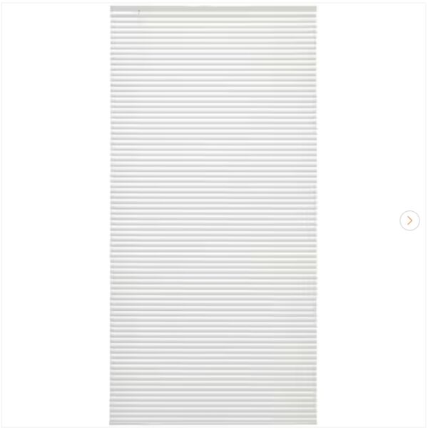 White Cordless 1 in. Vinyl Mini Blind - 31 in. W x 72 in. L | EZ Auction