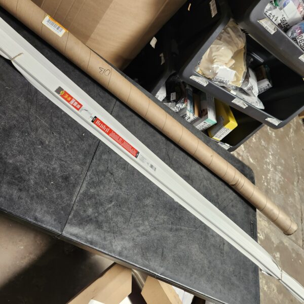 7 ft. White Dual-Vinyl Top and Side Weatherstripping Sweep for Garage Doors | EZ Auction