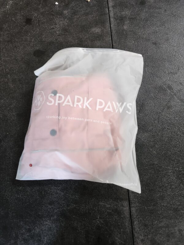 ( XL)Spark Paws Breatheshield™ Dog Raincoat - All-Weather Protection and Comfort - Breathable Comfort, Adaptive Fit, and Safety Enhancements - Sea Pink, | EZ Auction