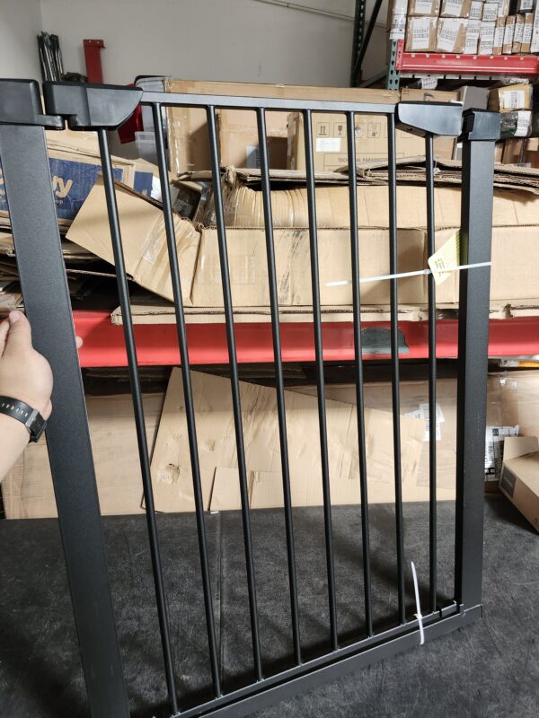 Cardinal Gates (Brand Rating: 4.0/5) 36 in. H x 29.5 in. to 32.5 in. W x 1 in. D Black Extra Tall Premium Pressure Gate | EZ Auction