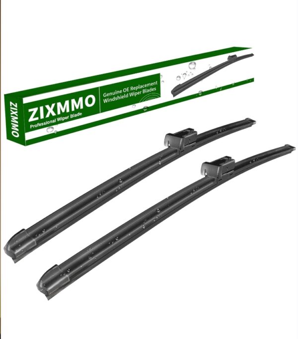 *** ILLUSTRATIVE IMAGE *** 2 PC Wiper Blades for VOLVO XC60 26" + 19" Front Windshield Wiper Blade with Integrated Washing - Durable Stable and Quiet - fit All Weather Performance - Original Equipment Replacement | EZ Auction