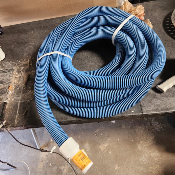 "HDX Spiral-Wound 35 ft. x 1 1/2 in. Diameter Swimming Pool Vacuum Hose for In-Ground and Above-Ground Pools" | EZ Auction