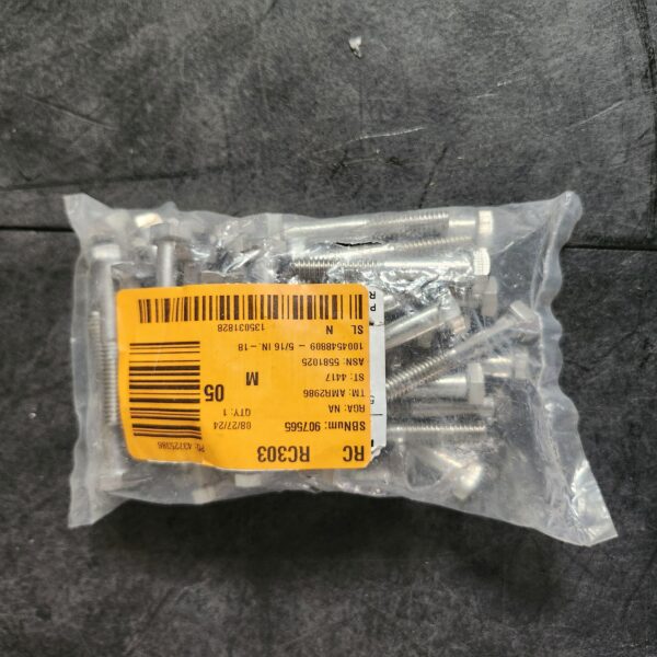 50 PZ 5/16 in.-18 x 2 in. Grade 304 Stainless Steel Hex Bolts (50-Pack) | EZ Auction