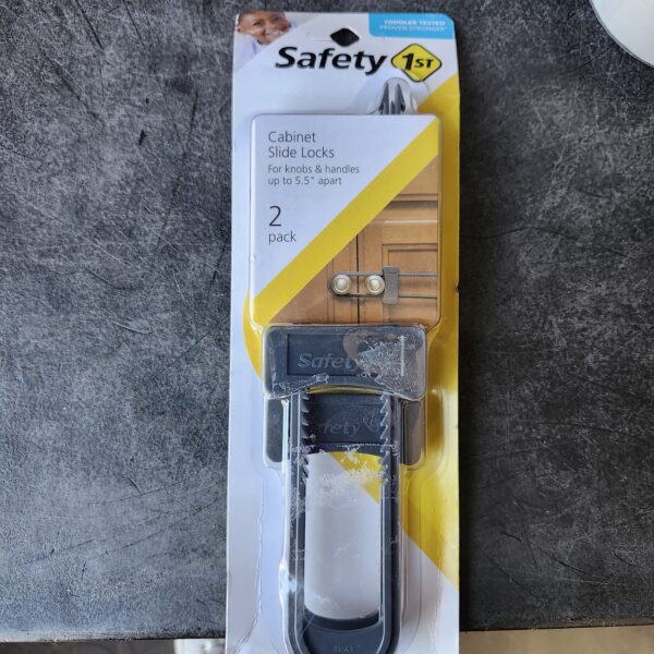 Safety 1st Cabinet Slide Lock Decor - 2 Pack | EZ Auction