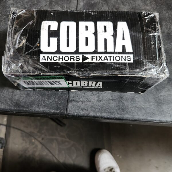 Cobra 1/2 in. x 7 in. Parawedge Anchor, 25 Pack Box | EZ Auction