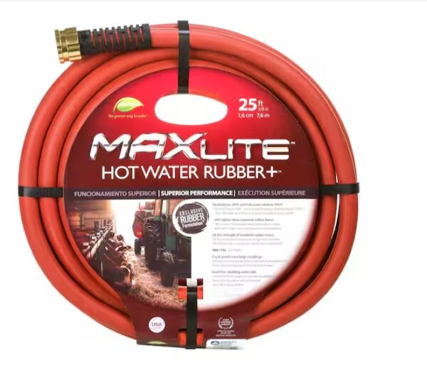 *** USED *** Element MAXLite 5/8 in. dia x 25 ft. Hot Water Rubber+ Hose | EZ Auction