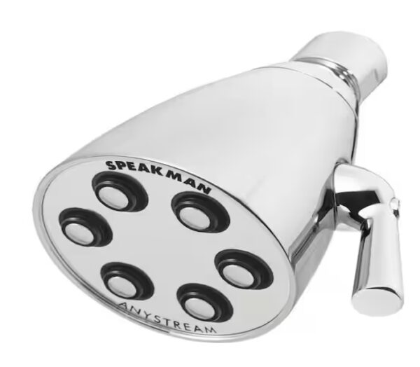 Speakman 3-Spray Patterns with 1.75 GPM 2.75 in. Wall Mount Fixed Showerhead in Polished Chrome | EZ Auction