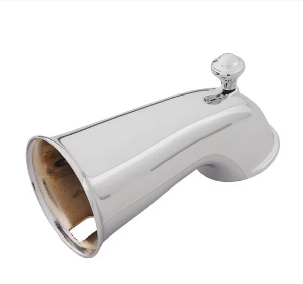 Everbilt Decorative Tub Spout with Diverter in Chrome | EZ Auction