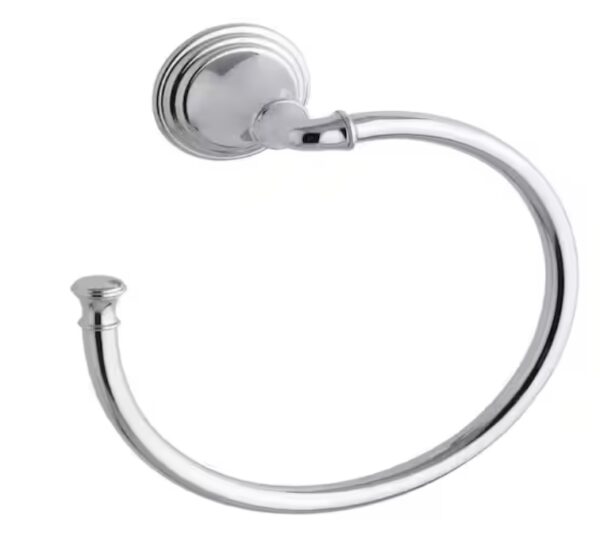 KOHLER Devonshire Towel Ring in Polished Chrome | EZ Auction