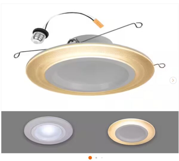 HALO 5/6 in. 10.9-Watt RL Night Light Recessed LED Retrofit Module, 1000-Lumens, Selectable CCT, D2W | EZ Auction