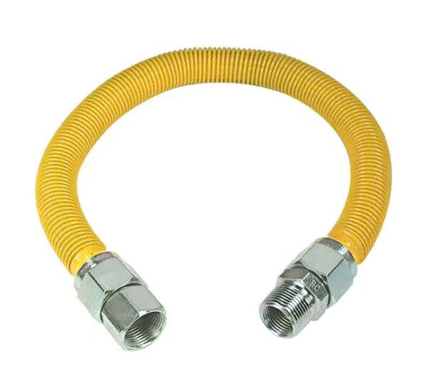 BrassCraft ProCoat 3/4 in. FIP x 3/4 in. MIP x 24 in. Stainless Steel Gas Connector 7/8 in. OD (290,900 BTU) | EZ Auction