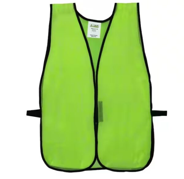 Cordova Lime Green Mesh High Visibility Safety Vest (One Size Fits All) | EZ Auction