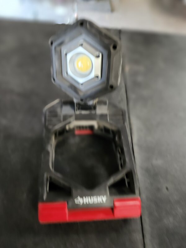 "Husky 1500-Lumens Rechargeable Clamp LED Work Light" | EZ Auction