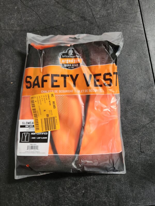 Ergodyne ONE SIZE GLoWEAR Orange Hi-Vis Non-Certified Economy Vest | EZ Auction