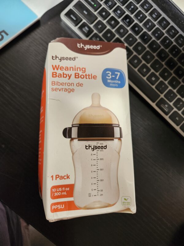 PPSU Weaning Bottles for Breastfed Baby Who Refuses Bottle Toddler Breastlike Breastfeeding Transition Bottle That Looks Like A Breast 10oz/300mL 3-7 Months 1 Pack | EZ Auction