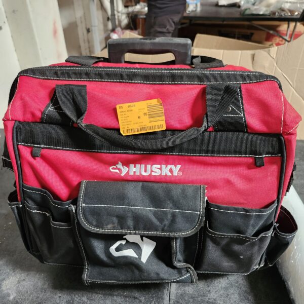 18 in. 18 Pocket Rolling Tool Bag | EZ Auction