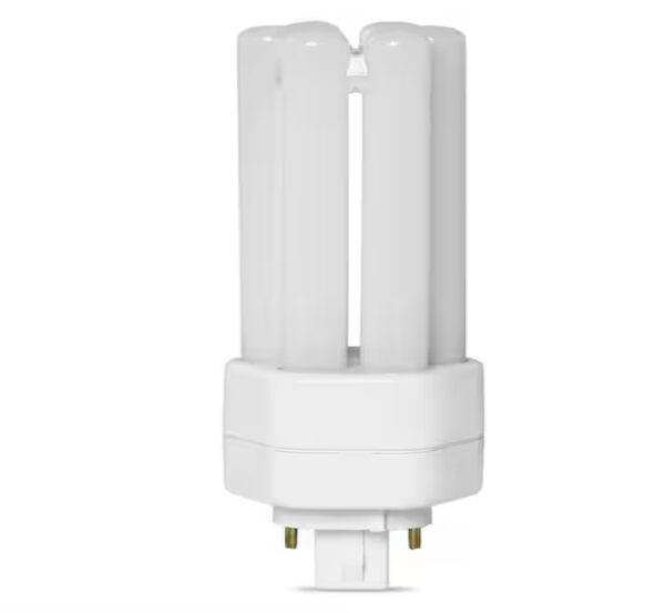 Feit Electric 26-Watt Equivalent PL Tritube CFLNI 4-Pin Plug-In GX24Q-3 Base CFL Replacement LED Light Bulb, Cool White 4100K (1-Bulb) | EZ Auction