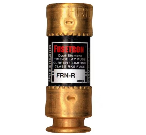 Cooper Bussmann FRN Series 35 Amp Brass Time-Delay Fuse Cartridges (2-Pack) | EZ Auction