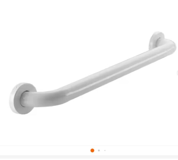 Glacier Bay 24 in. x 1-1/2 in. Concealed Screw ADA Compliant Grab Bar in White | EZ Auction