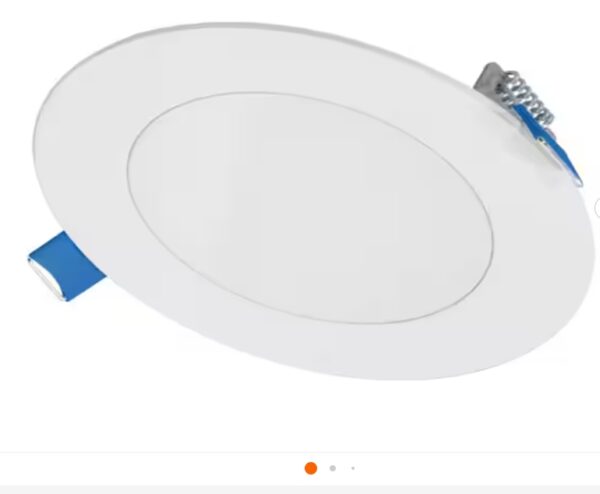 HALO HLBSL 4 in. Adjustable CCT Canless IC Rated Dimmable Indoor, Outdoor Integrated LED Recessed Light Kit | EZ Auction